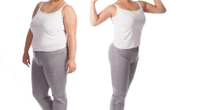 60051261 - Beautiful Fat Woman Before And After Weight Loss. Rejuvenation