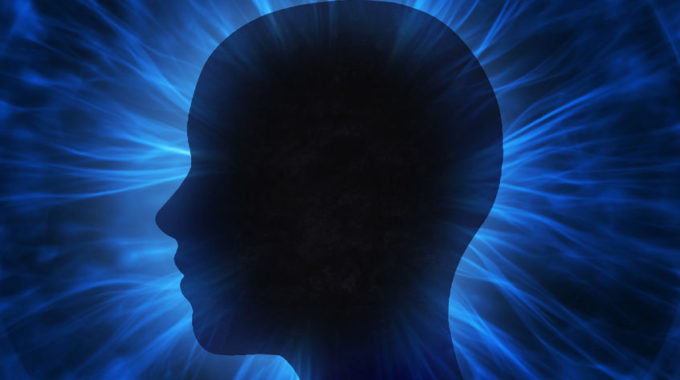 Human Head With Energy Beams